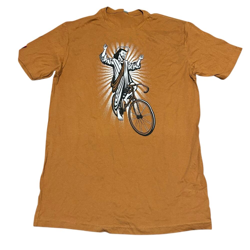 Twin Six On the Third Day He Rode Tee Mens Large Cycle Outdoors Casual Jesus